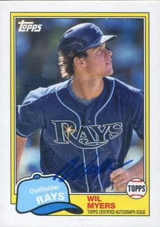 2014 Topps Archives - 1981 Topps Mini Autographs #81MA-WM Wil Myers Front