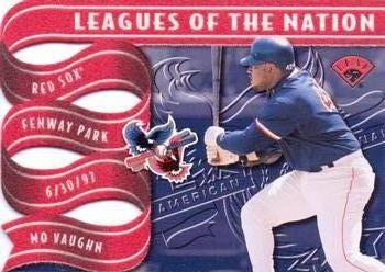 1997 Leaf - Leagues of the Nation #11 Mo Vaughn / Gary Sheffield Front