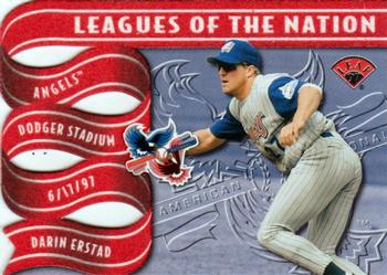 1997 Leaf - Leagues of the Nation #14 Darin Erstad / Wilton Guerrero Front