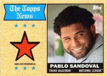 2014 Topps Archives - Relics #68TR-PS Pablo Sandoval Front