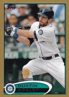 2012 Topps Mini - Gold #315 Dustin Ackley Front