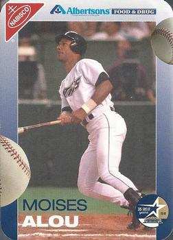 1999 Nabisco / Albertson's Houston Astros #NNO Moises Alou Front