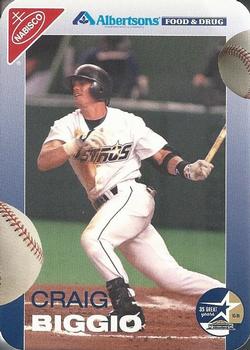 1999 Nabisco / Albertson's Houston Astros #NNO Craig Biggio Front