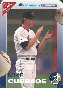 1999 Nabisco / Albertson's Houston Astros #NNO Mike Cubbage Front