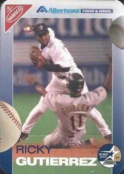 1999 Nabisco / Albertson's Houston Astros #NNO Ricky Gutierrez Front