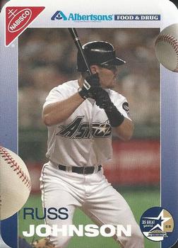 1999 Nabisco / Albertson's Houston Astros #NNO Russ Johnson Front
