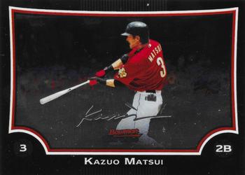 2009 Bowman Chrome #74 Kazuo Matsui Front