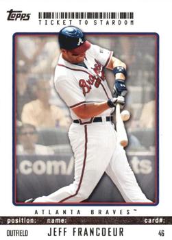 2009 Topps Ticket to Stardom #46 Jeff Francoeur Front