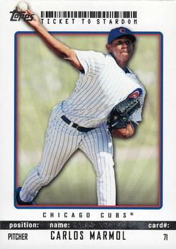 2009 Topps Ticket to Stardom #71 Carlos Marmol Front
