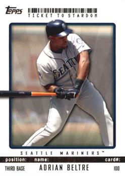 2009 Topps Ticket to Stardom #100 Adrian Beltre Front