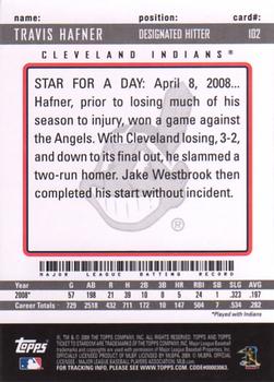 2009 Topps Ticket to Stardom #102 Travis Hafner Back