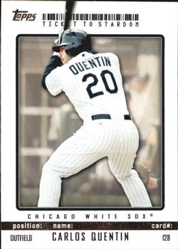 2009 Topps Ticket to Stardom #128 Carlos Quentin Front