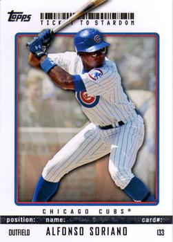 2009 Topps Ticket to Stardom #133 Alfonso Soriano Front