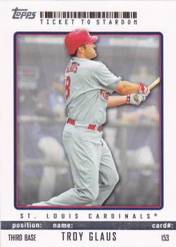2009 Topps Ticket to Stardom #153 Troy Glaus Front