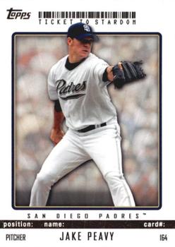 2009 Topps Ticket to Stardom #164 Jake Peavy Front