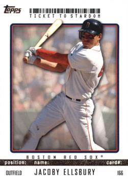 2009 Topps Ticket to Stardom #166 Jacoby Ellsbury Front
