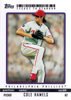 2009 Topps Ticket to Stardom #167 Cole Hamels Front