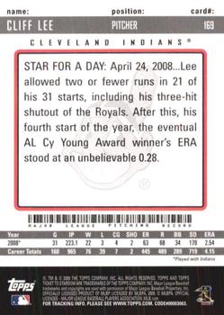 2009 Topps Ticket to Stardom #169 Cliff Lee Back