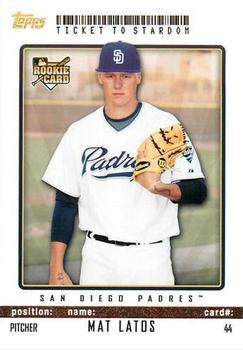 2009 Topps Ticket to Stardom #44 Mat Latos Front