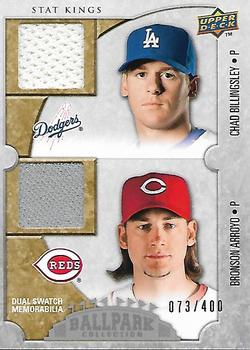 2009 Upper Deck Ballpark Collection #195 Chad Billingsley / Bronson Arroyo Front