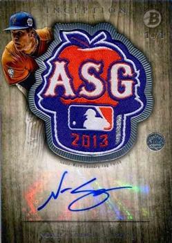2014 Bowman Inception - Autograph ASG Futures Game Patch #AFP-NS Noah Syndergaard Front