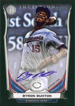 2014 Bowman Inception - Inceptioned Autographs #IBA-BB Byron Buxton Front