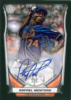 2014 Bowman Inception - Inceptioned Autographs #IBA-RM Rafael Montero Front