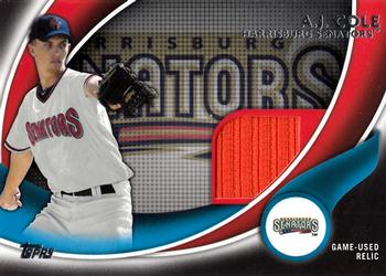 2014 Topps Pro Debut - Debut Duds Jerseys #DD-AC A.J. Cole Front