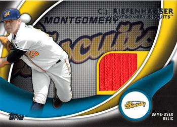 2014 Topps Pro Debut - Debut Duds Jerseys #DD-CR C.J. Riefenhauser Front