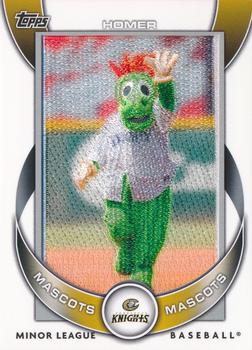 2014 Topps Pro Debut - Mascots #MM-HO Homer the Dragon Front