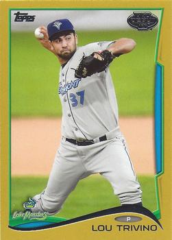 2014 Topps Pro Debut - Gold #4 Lou Trivino Front
