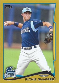 2014 Topps Pro Debut - Gold #74 Richie Shaffer Front
