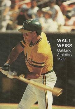 1989 Baseball's Best Two (unlicensed) #14 Walt Weiss Front