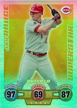 2009 Topps Attax - Gold Superstars #NNO Jay Bruce Front