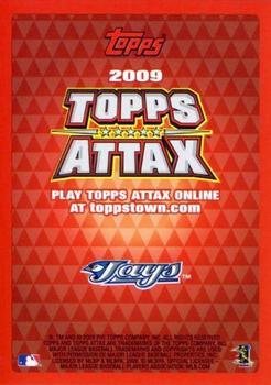 2009 Topps Attax - Gold Superstars #NNO Roy Halladay Back
