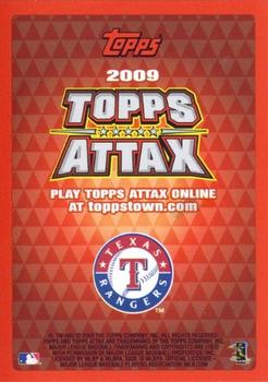 2009 Topps Attax - Gold Superstars #NNO Josh Hamilton Back