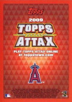 2009 Topps Attax - Gold Superstars #NNO John Lackey Back
