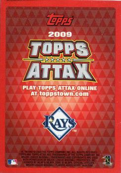 2009 Topps Attax - Gold Superstars #NNO Evan Longoria Back