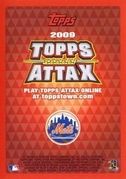 2009 Topps Attax - Gold Superstars #NNO Johan Santana Back
