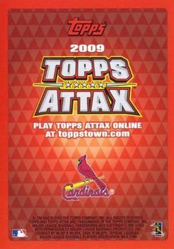 2009 Topps Attax - Silver Foil #NNO Rick Ankiel Back