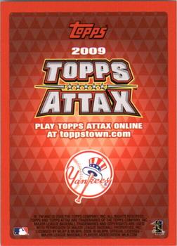 2009 Topps Attax - Silver Foil #NNO Joba Chamberlain Back