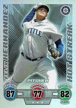 2009 Topps Attax - Silver Foil #NNO Felix Hernandez Front