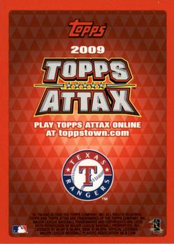 2009 Topps Attax - Silver Foil #NNO Ian Kinsler Back