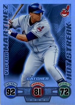 2009 Topps Attax - Silver Foil #NNO Victor Martinez Front