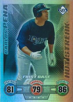 2009 Topps Attax - Silver Foil #NNO Carlos Pena Front