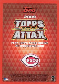 2009 Topps Attax - Silver Foil #NNO Brandon Phillips Back