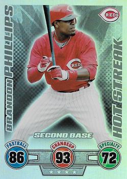 2009 Topps Attax - Silver Foil #NNO Brandon Phillips Front