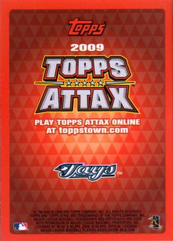 2009 Topps Attax - Silver Foil #NNO Alex Rios Back