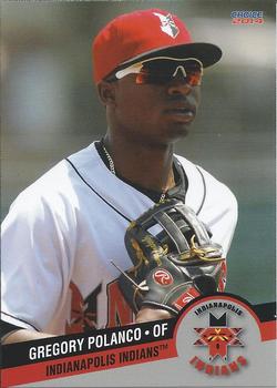2014 Choice Indianapolis Indians #20 Gregory Polanco Front