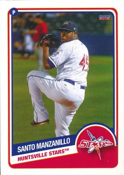 2013 Choice Huntsville Stars #8 Santo Manzanillo Front